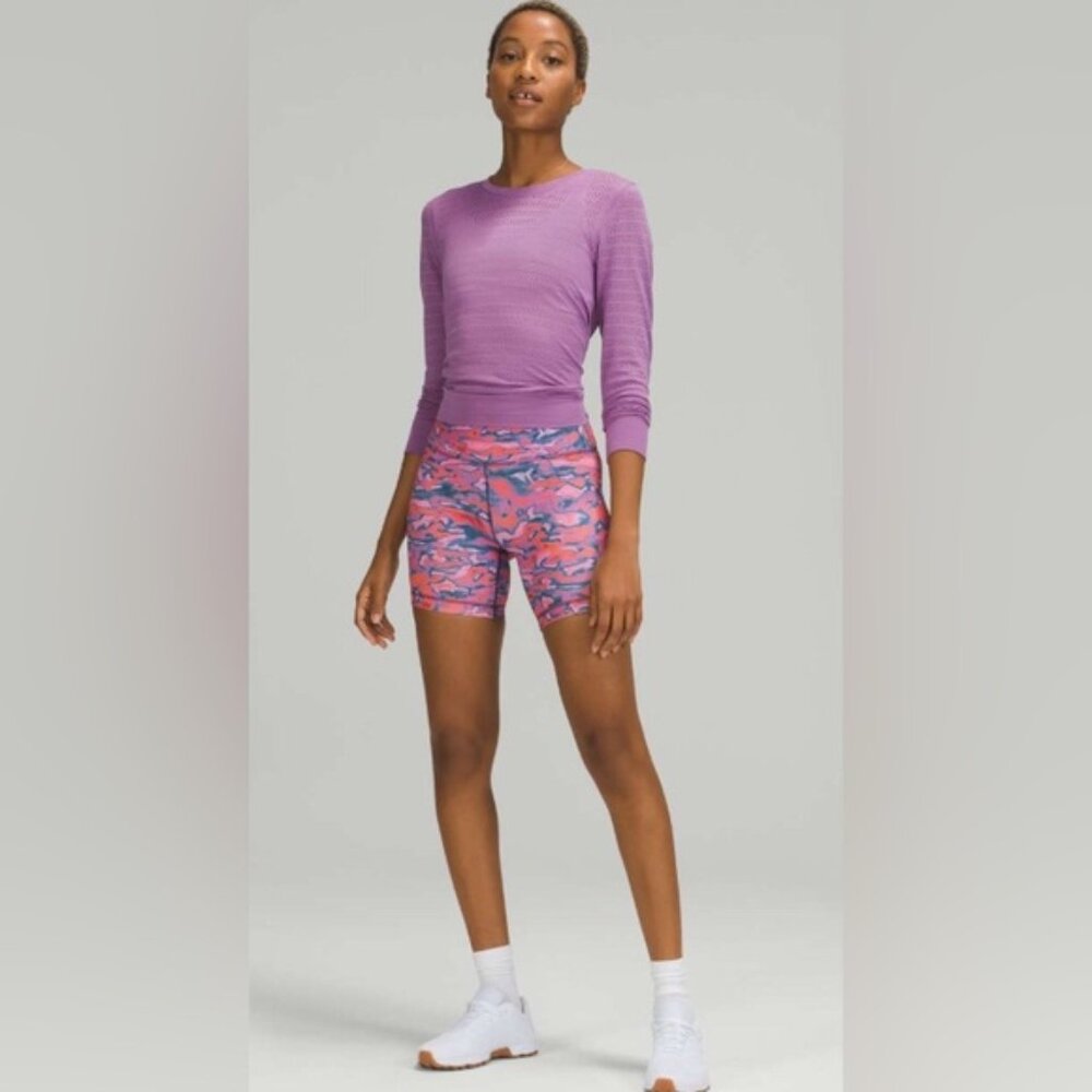 Lululemon Wunder Train High-Rise Short 6”Chroma Clash Multi Like New